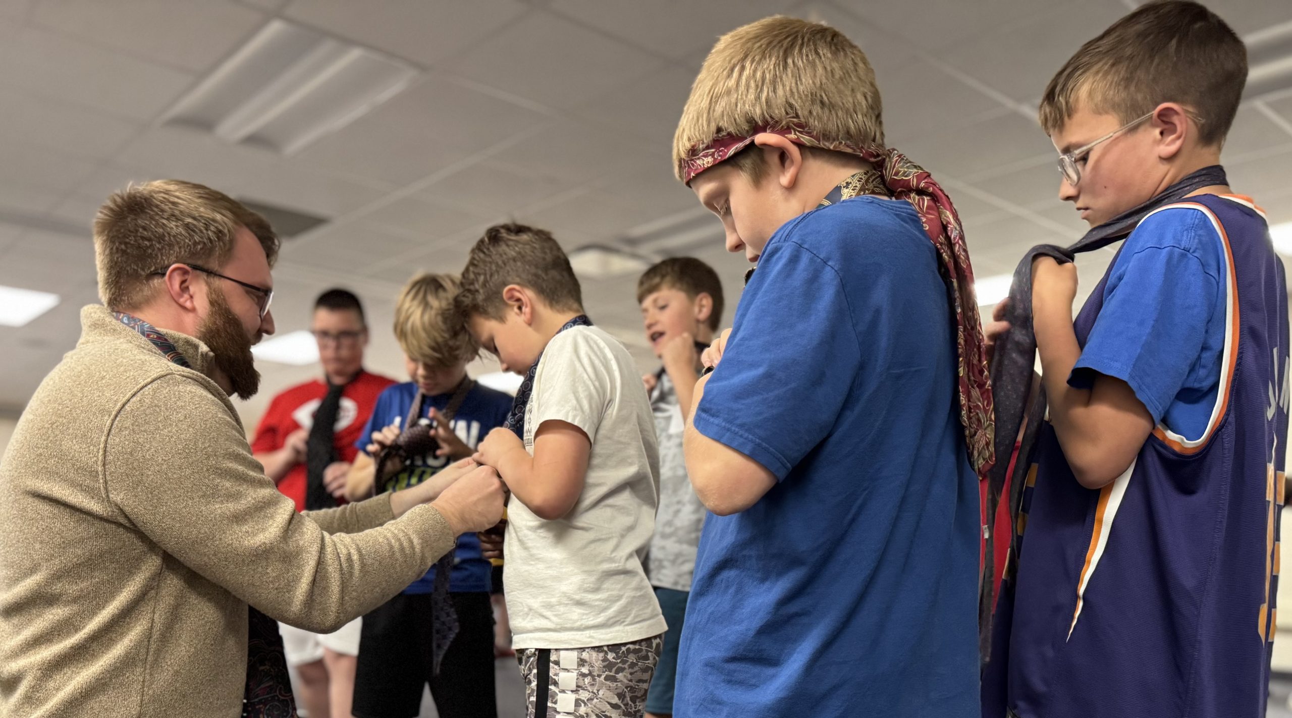 Greenfield boys learn life skills through after-school character club